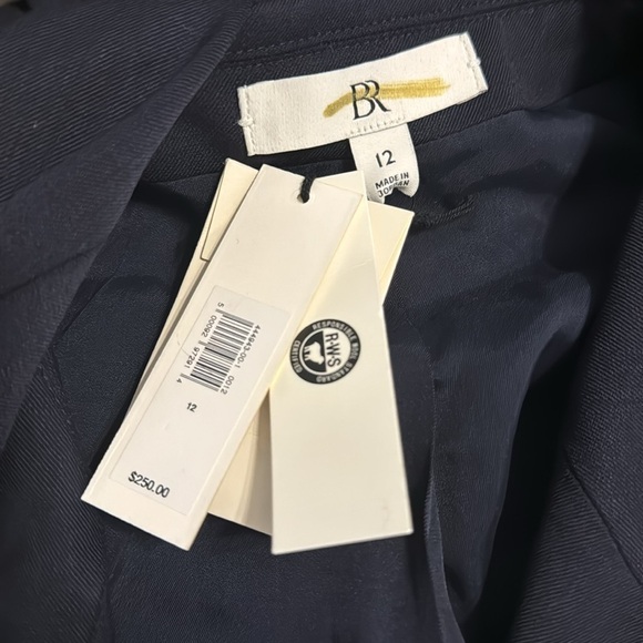 NWT! BANANA REPUBLIC NAVY SIENA SLIM ITALIAN WOOL BLAZER 💛 - Picture 13 of 16